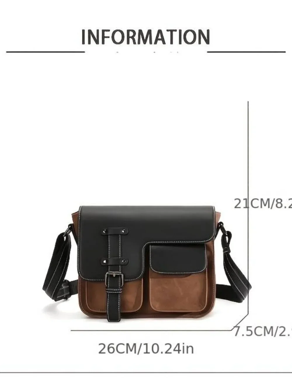 Vintage Messenger Bag Retro Crossbody Shoulder Bag